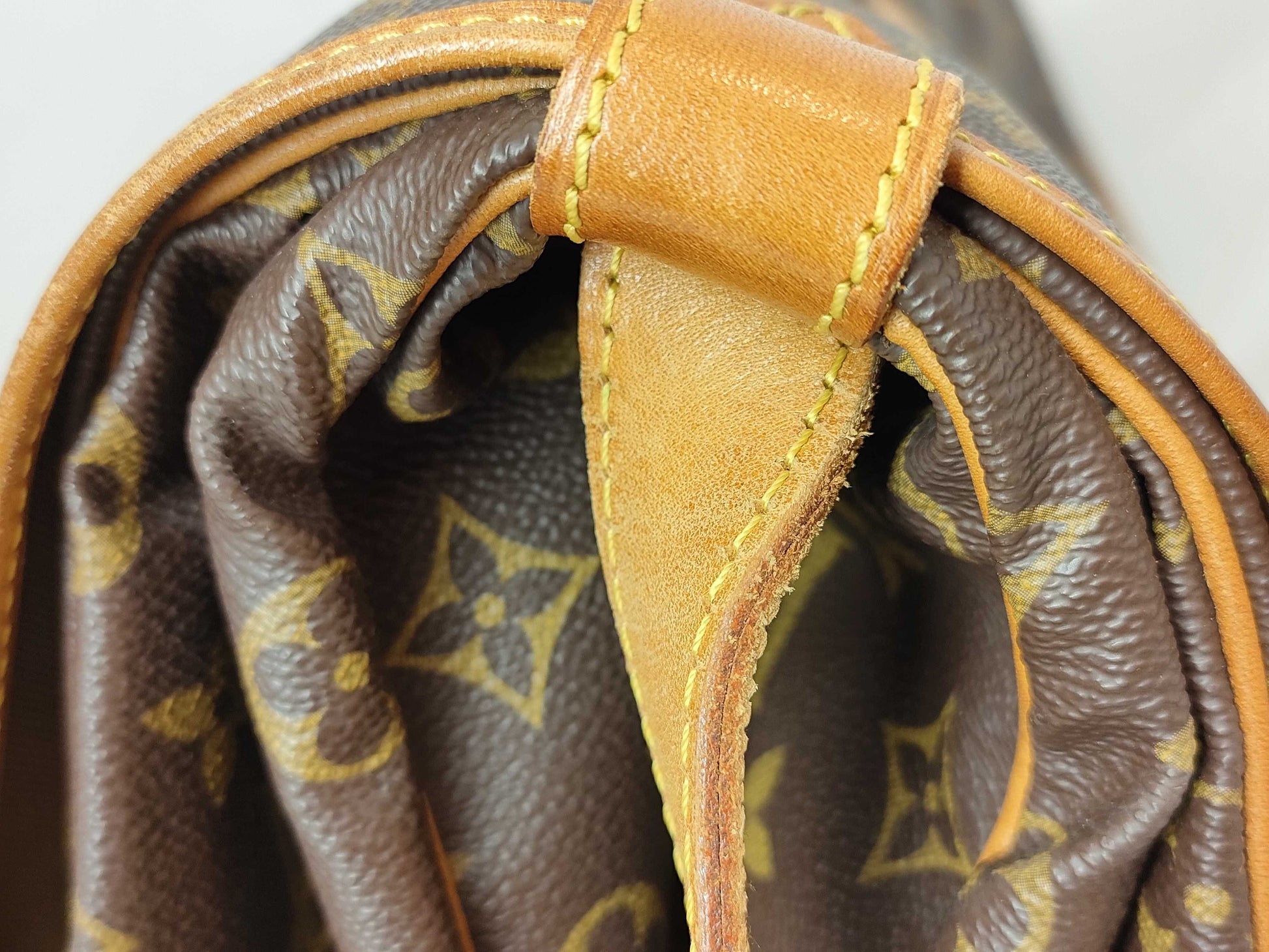 LOUIS VUITTON Monogram Saumur 35 Shoulder Bag