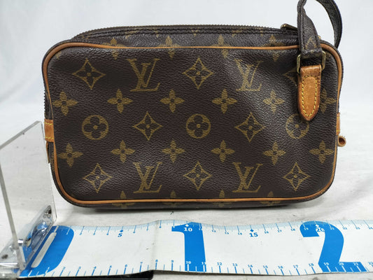 LOUIS VUITTON Monogram Marley Bandriere Shoulder Bag