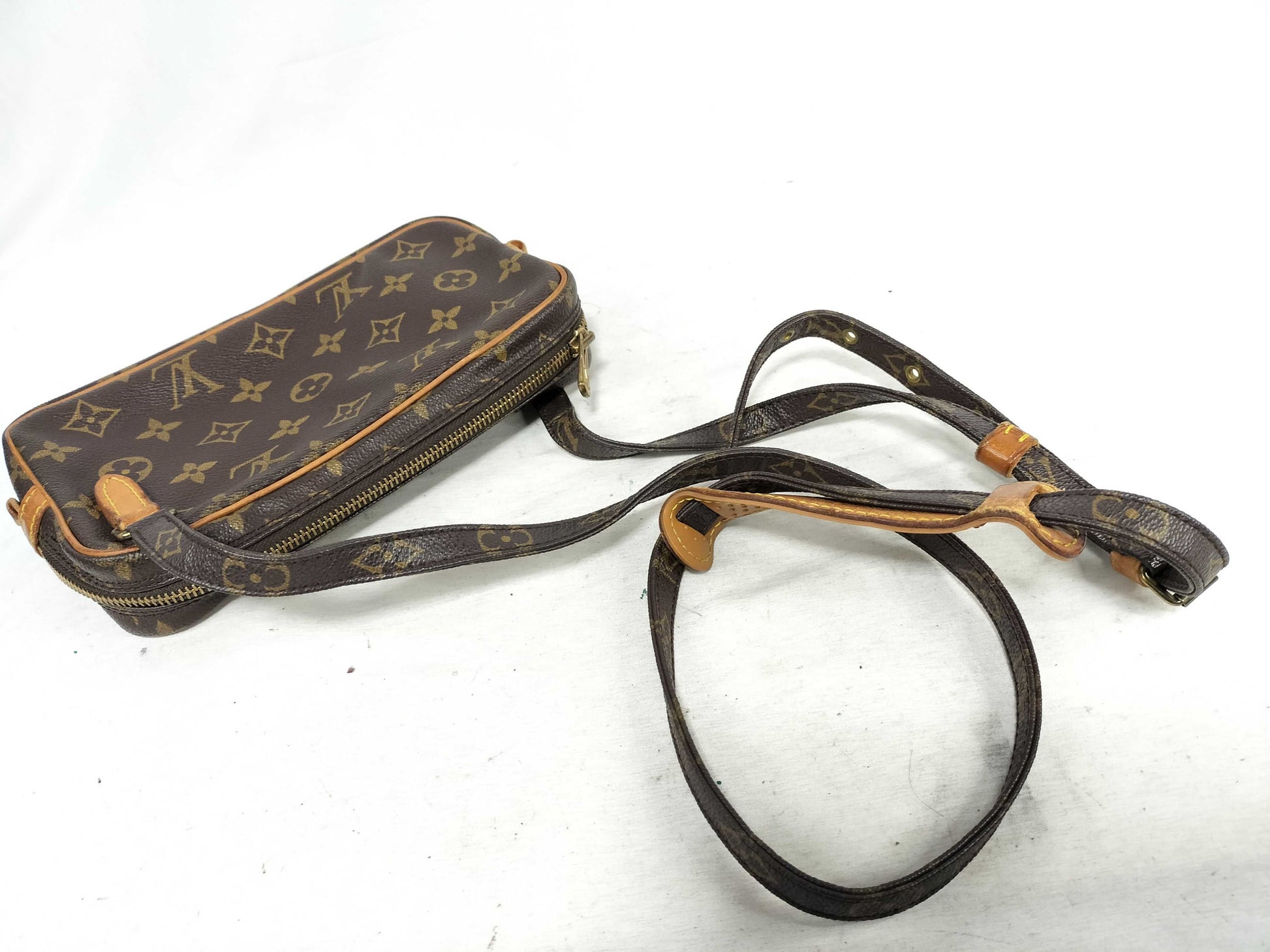 LOUIS VUITTON Monogram Marley Bandriere Shoulder Bag