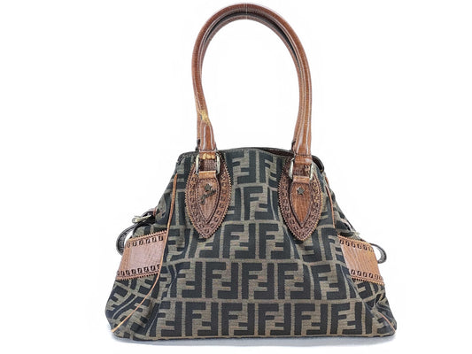 FENDI Zucca Print Zucca Handbag