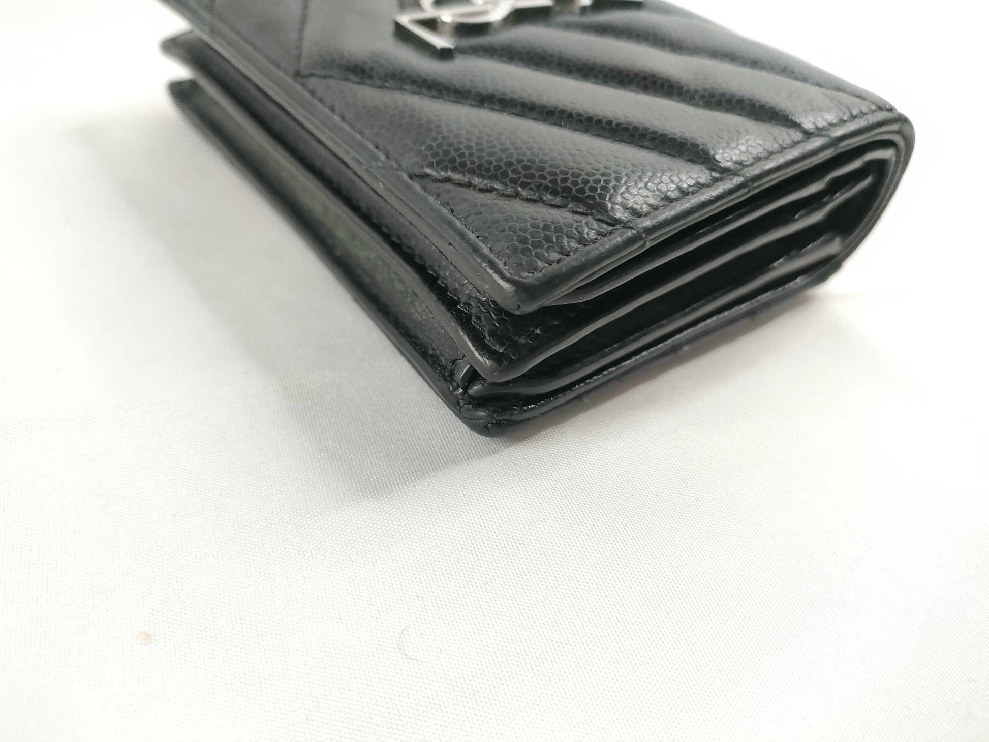 SAINT LAURENT Black Bi-Fold Wallet Wallet
