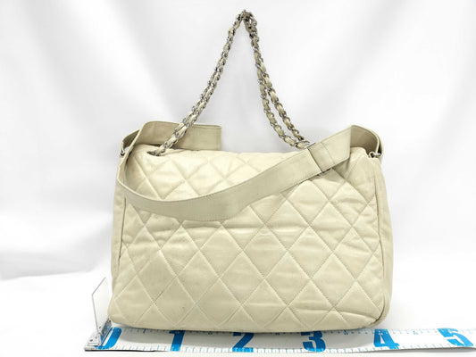 CHANEL Deca Matelasse Shoulder Bag, 13th Series, 40cm Shoulder Bag