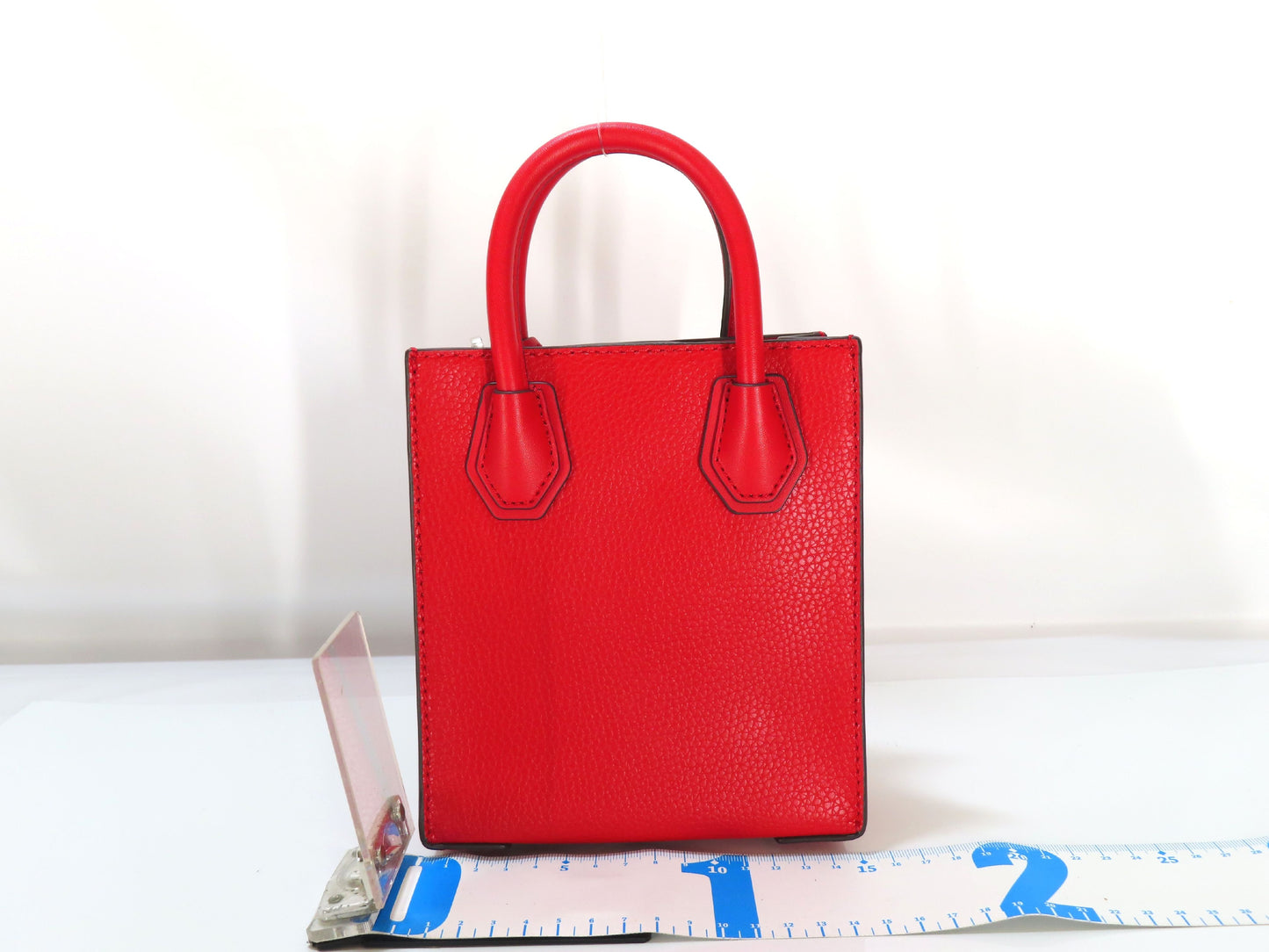Michael Kors Mercer 2WAY Bag Bright Red Leather Handbag