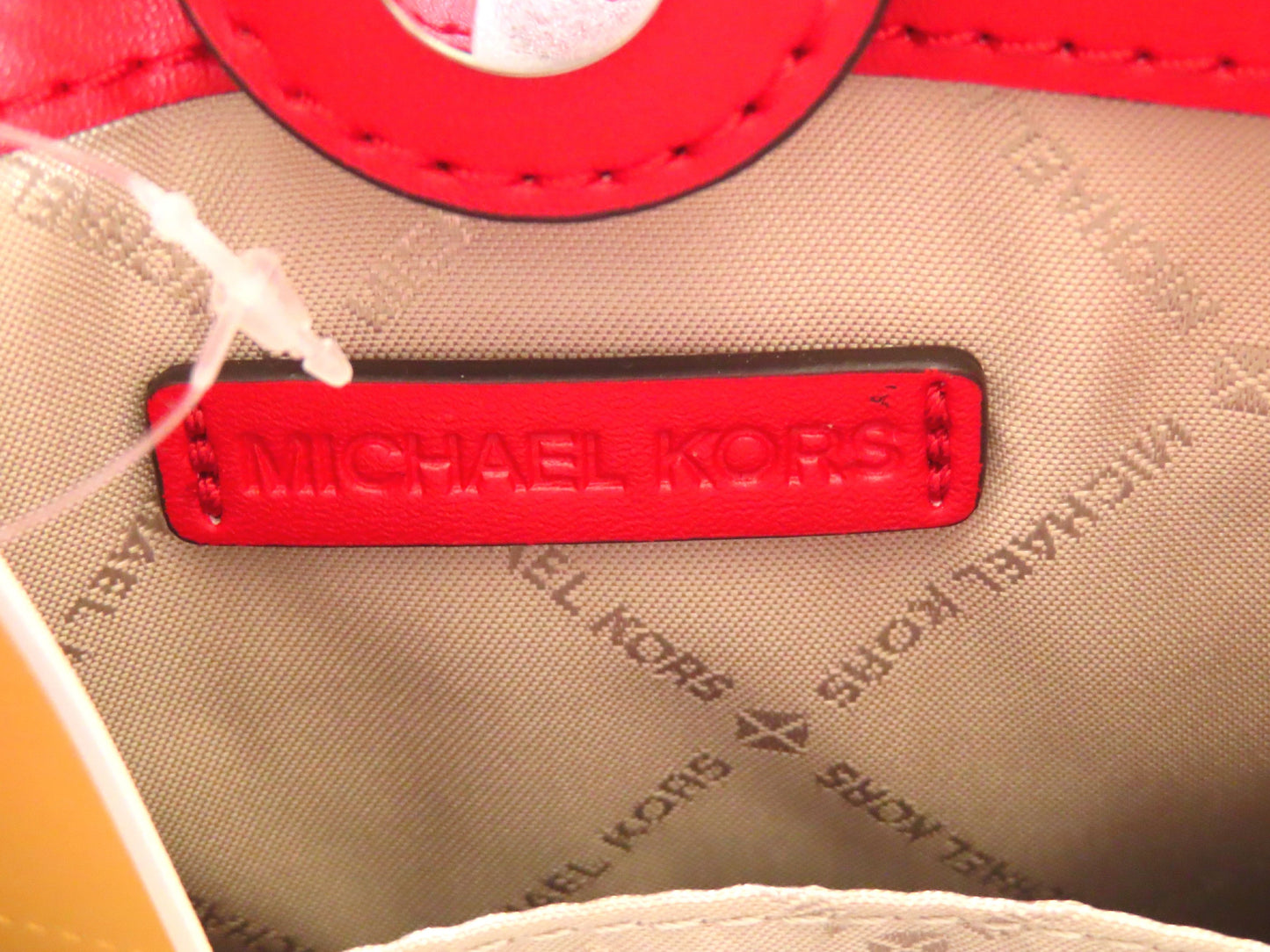 Michael Kors Mercer 2WAY Bag Bright Red Leather Handbag