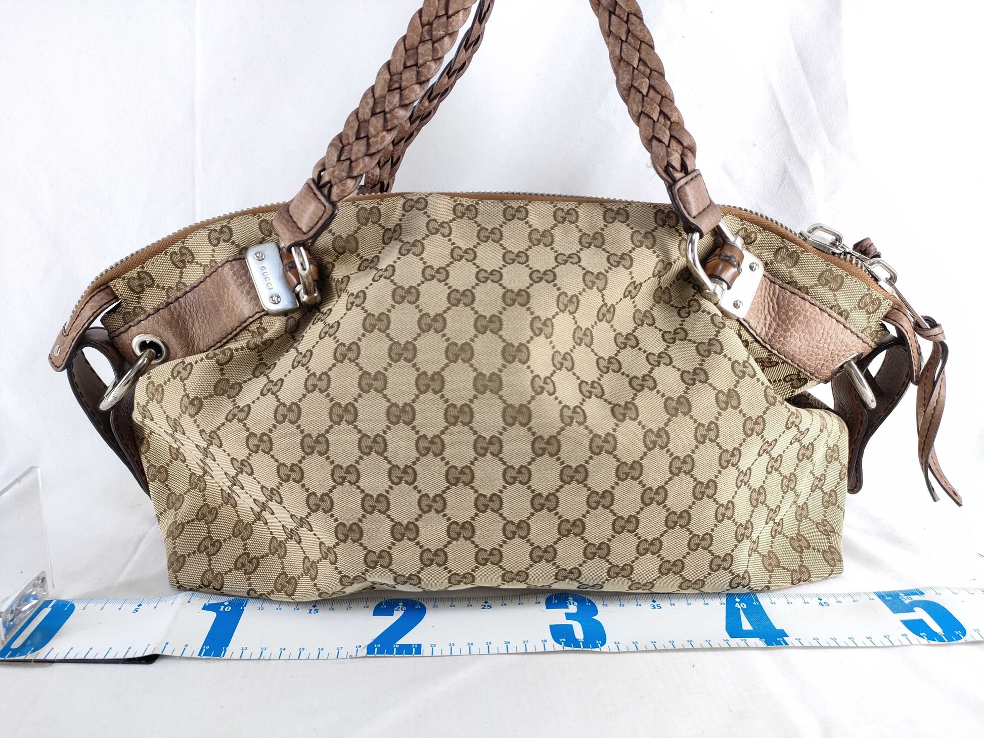 GUCCI GG Campus Bamboo Tote Bag 232959 Tote Bag