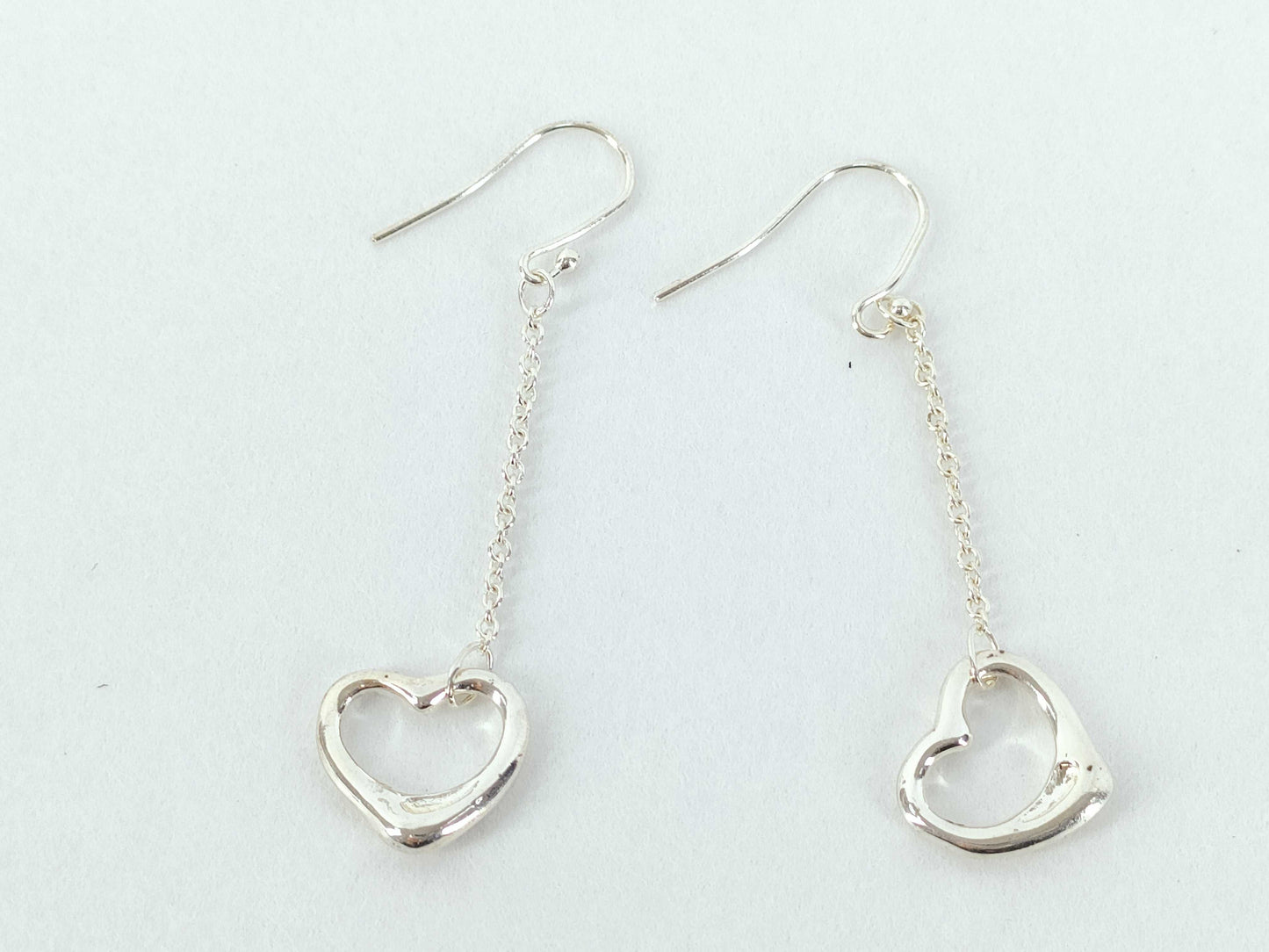 Tiffany&Co. Tiffany Silver Earrings Heart Earrings