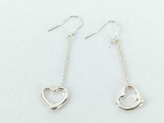 Tiffany&Co. Tiffany Silver Earrings Heart Earrings