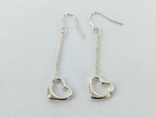 Tiffany&Co. Tiffany Silver Earrings Heart Earrings