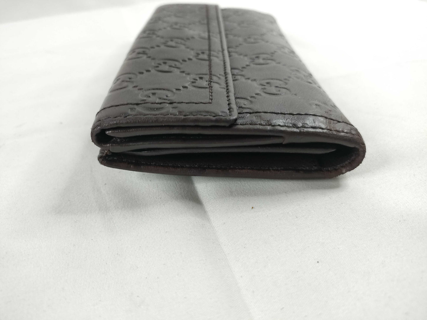 GUCCI Gucci Shima Gucci Shima Leather Long Wallet Brown Wallet
