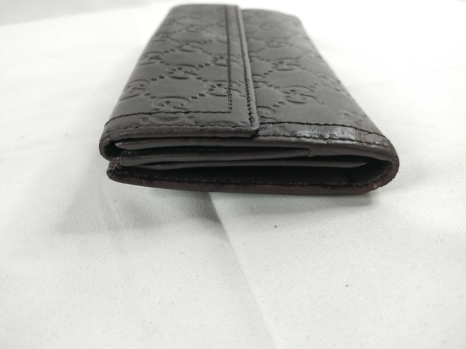 GUCCI Gucci Shima Gucci Shima Leather Long Wallet Brown Wallet