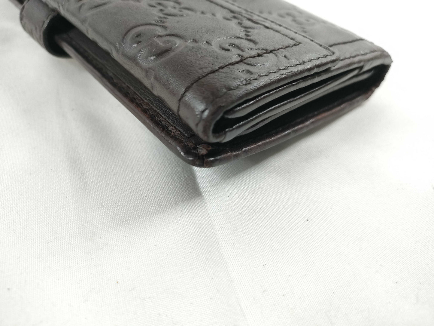 GUCCI Gucci Shima Gucci Shima Leather Long Wallet Brown Wallet