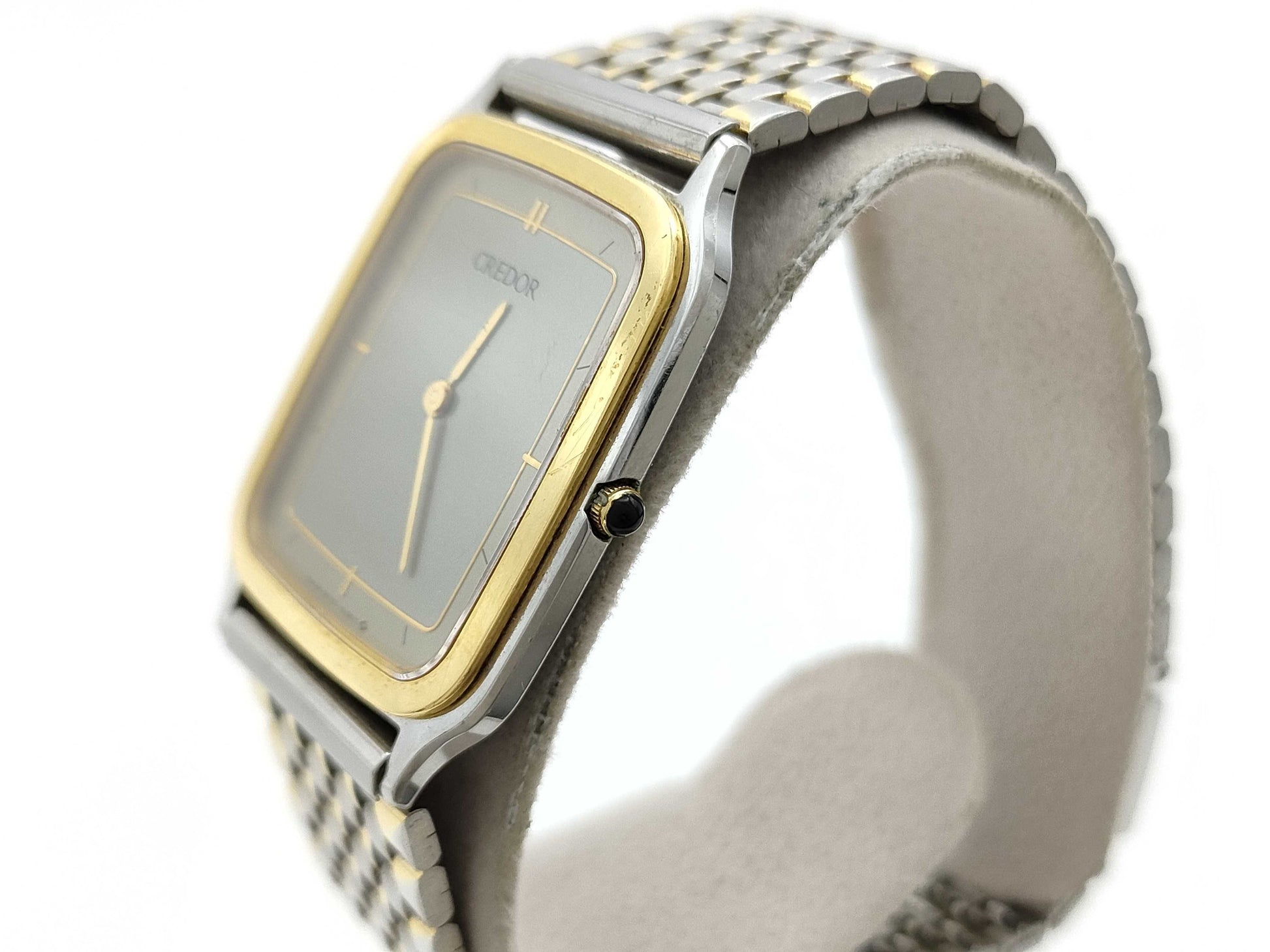 SEIKO CREDOR 9570-5180 6N0726 Quartz Grey Dial Women's Watch