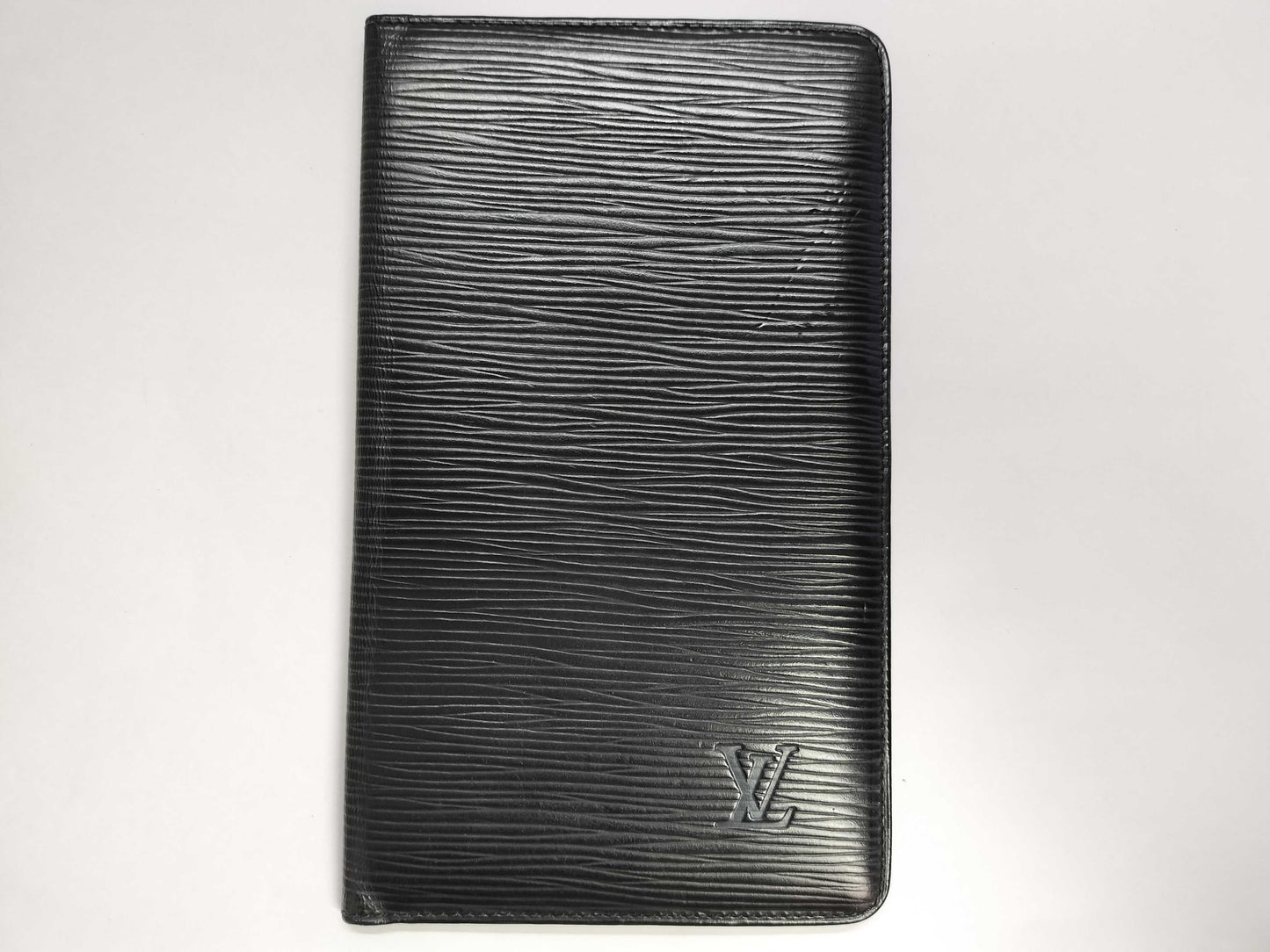 LOUIS VUITTON Epi LV Epi Long Wallet Black Wallet