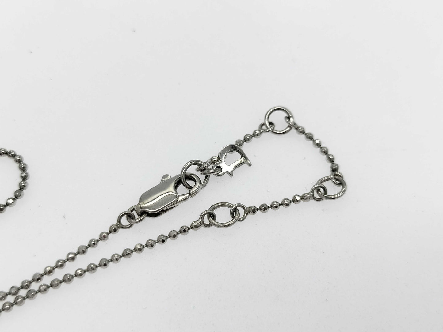 Dior Christian Dior Heart Playing Card Necklace Necklace