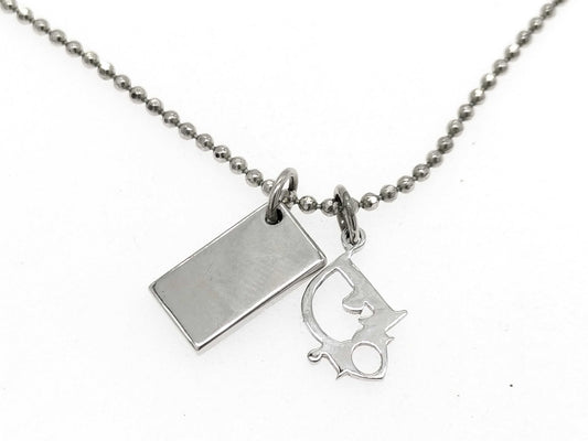 Dior Christian Dior Heart Playing Card Necklace Necklace