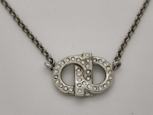 Salvatore Ferragamo Gancini Ferrgamo Rhinestone Necklace Necklace
