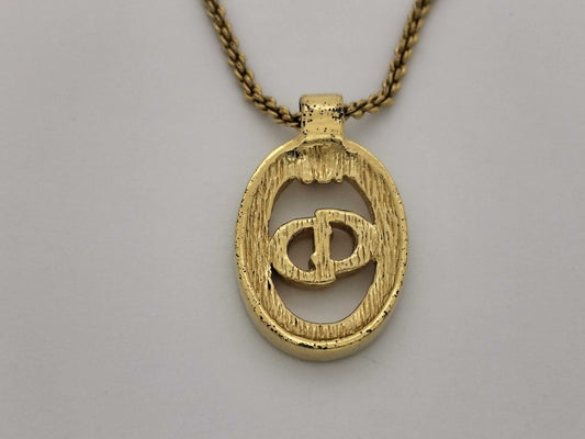Dior Christian Dior Necklace Rhinestone Necklace