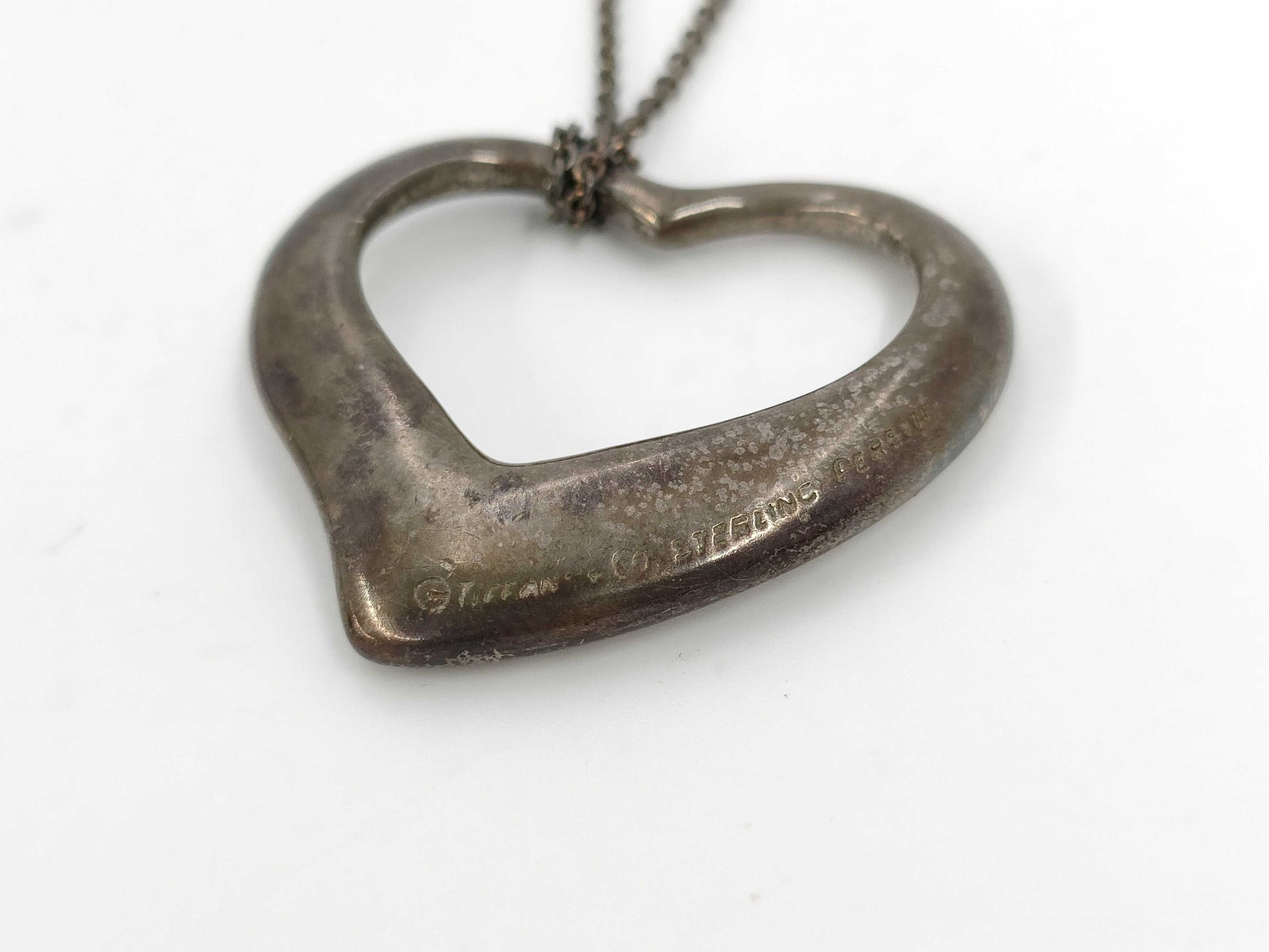 Tiffany & Co. Open Heart 925 Necklace