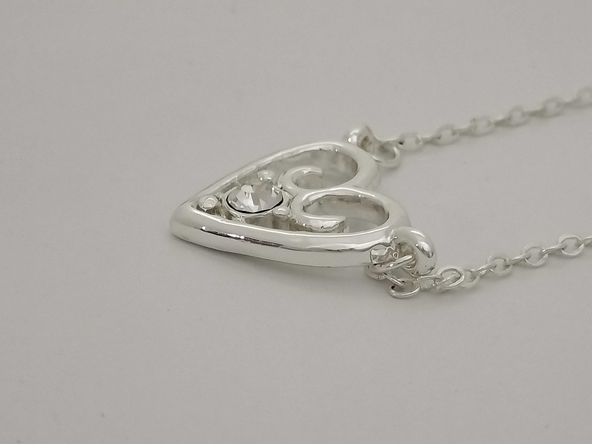 Heart Necklace Swarovski Necklace