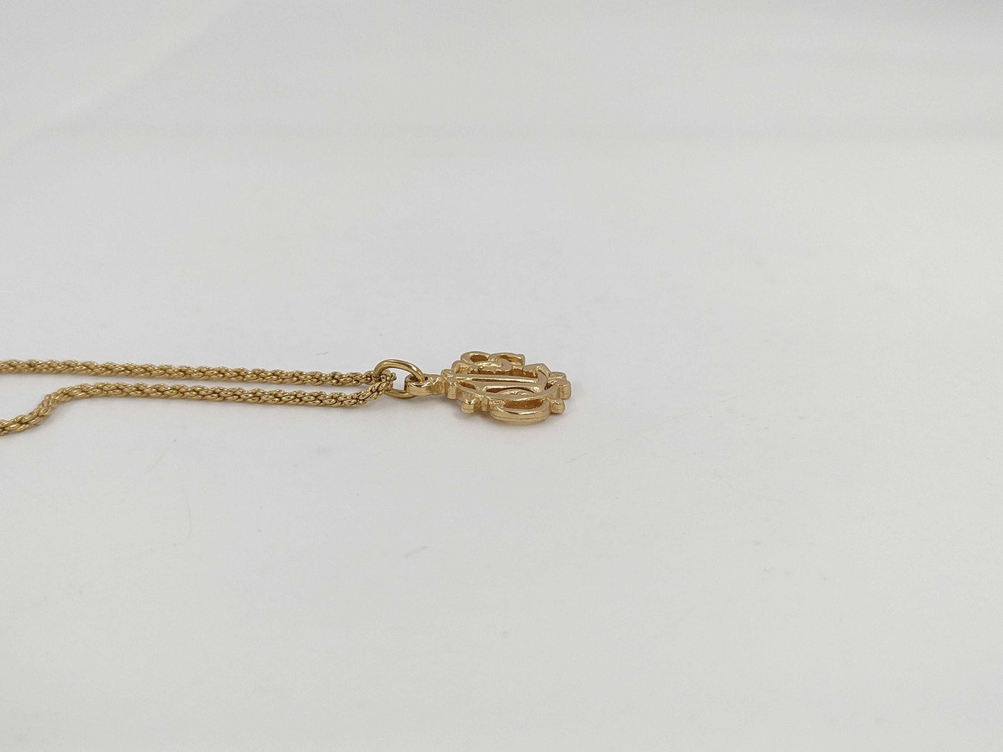 Dior Christian Dior Logo Necklace
