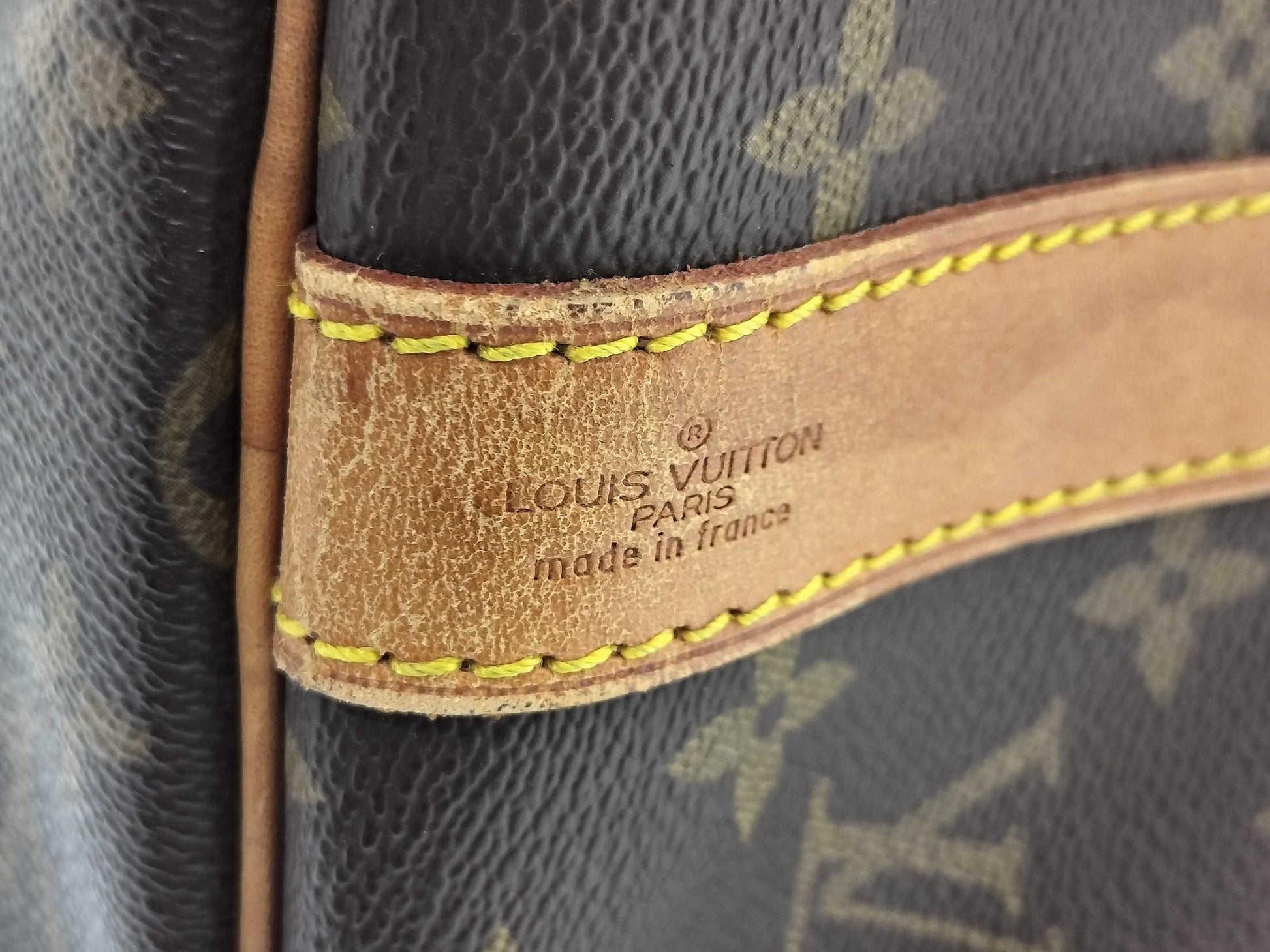 LOUIS VUITTON Monogram LOUIS VUITTON Keypol 45 Banduriere Boston Bag