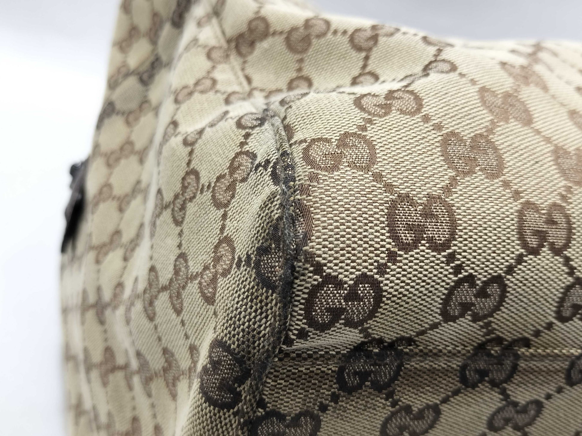 GUCCI GG Canvas Gucci Boston GG Pattern Sherry Line Boston Bag