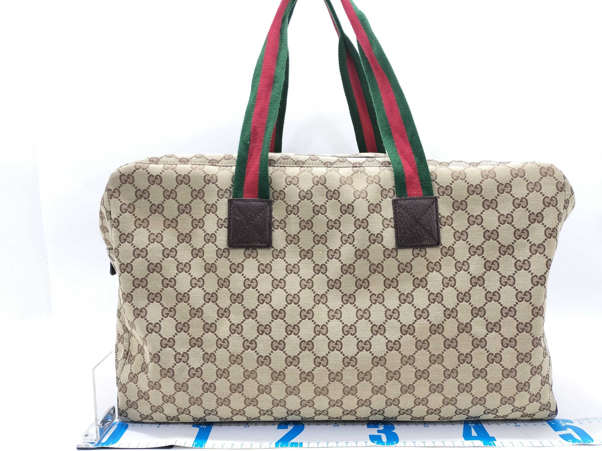 GUCCI GG Canvas Gucci Boston GG Pattern Sherry Line Boston Bag