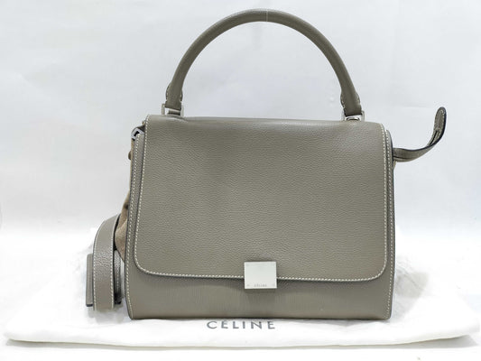 CELINE Celine Leather Bag Handbag