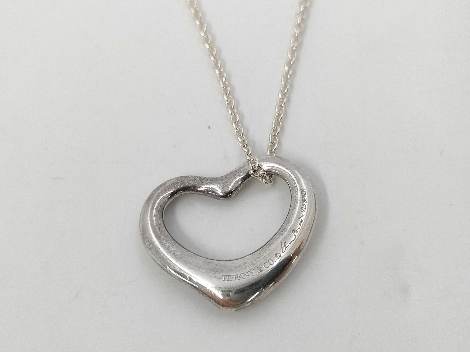 Tiffany & Co. Open Heart 925 Necklace