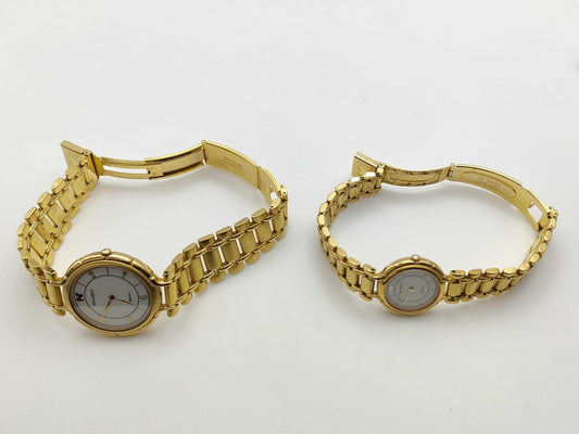 NINA RICCI Nina Ricci Pair 5P30-6200 010168/2P20-0490 900094 Quartz Pair