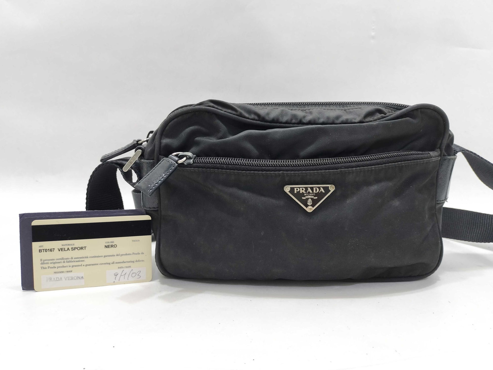 PRADA Nylon Prada Shoulder Bag Shoulder Bag