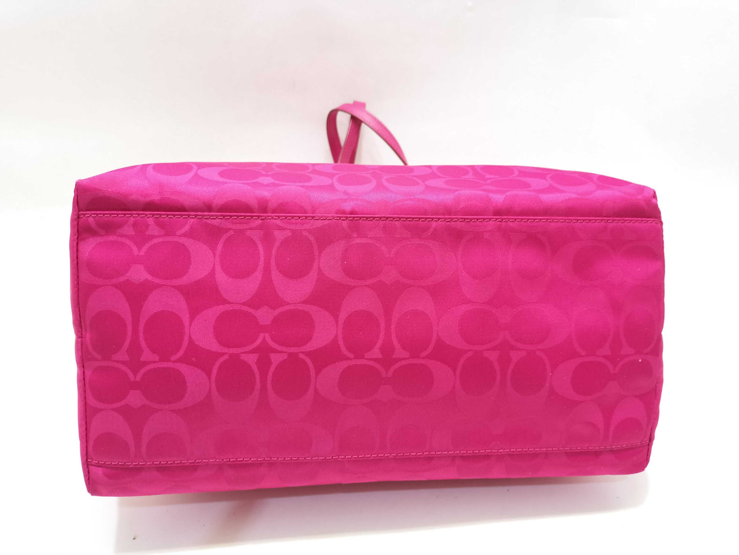 COACH Signature Coach Pink Shoulder Bag Tote Bag