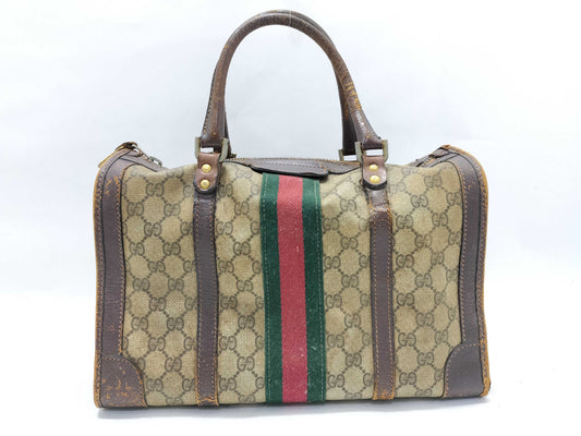 GUCCI Old Gucci Boston Bag Handbag