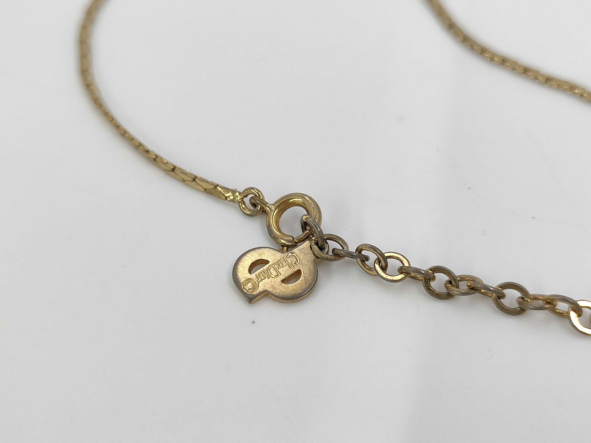 Dior Dior Necklace Rhinestone Necklace