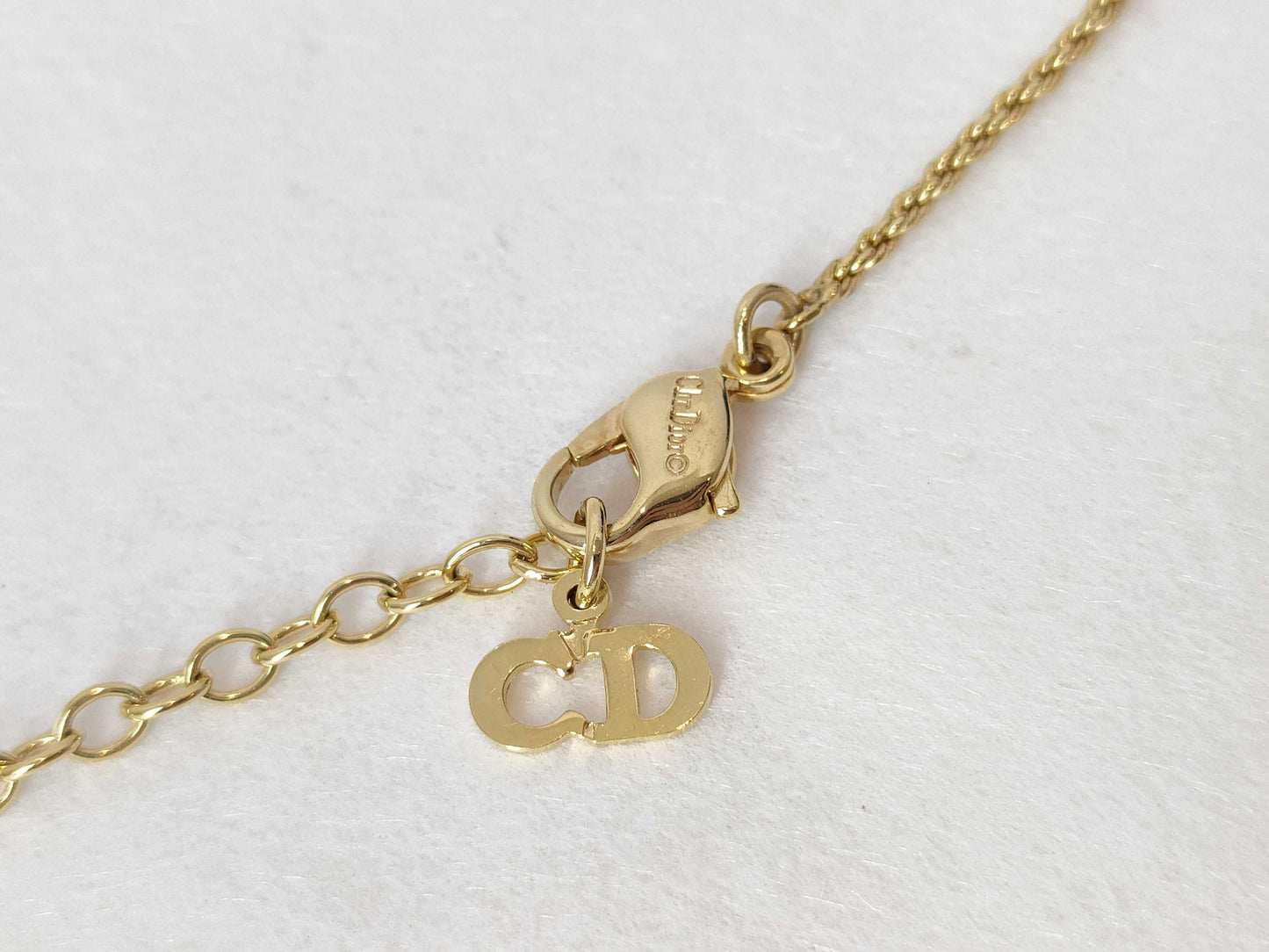 Dior Christian Dior Stone Necklace Necklace