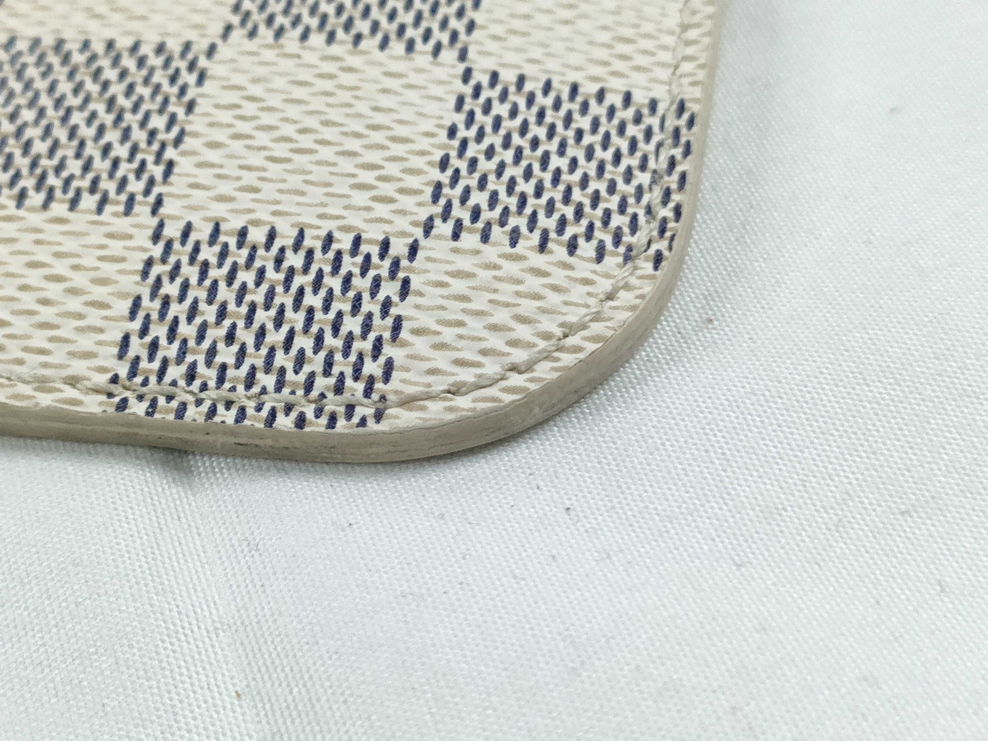 LOUIS VUITTON Damier Azure Louis Vuitton Neverful Pouch Only Pouch