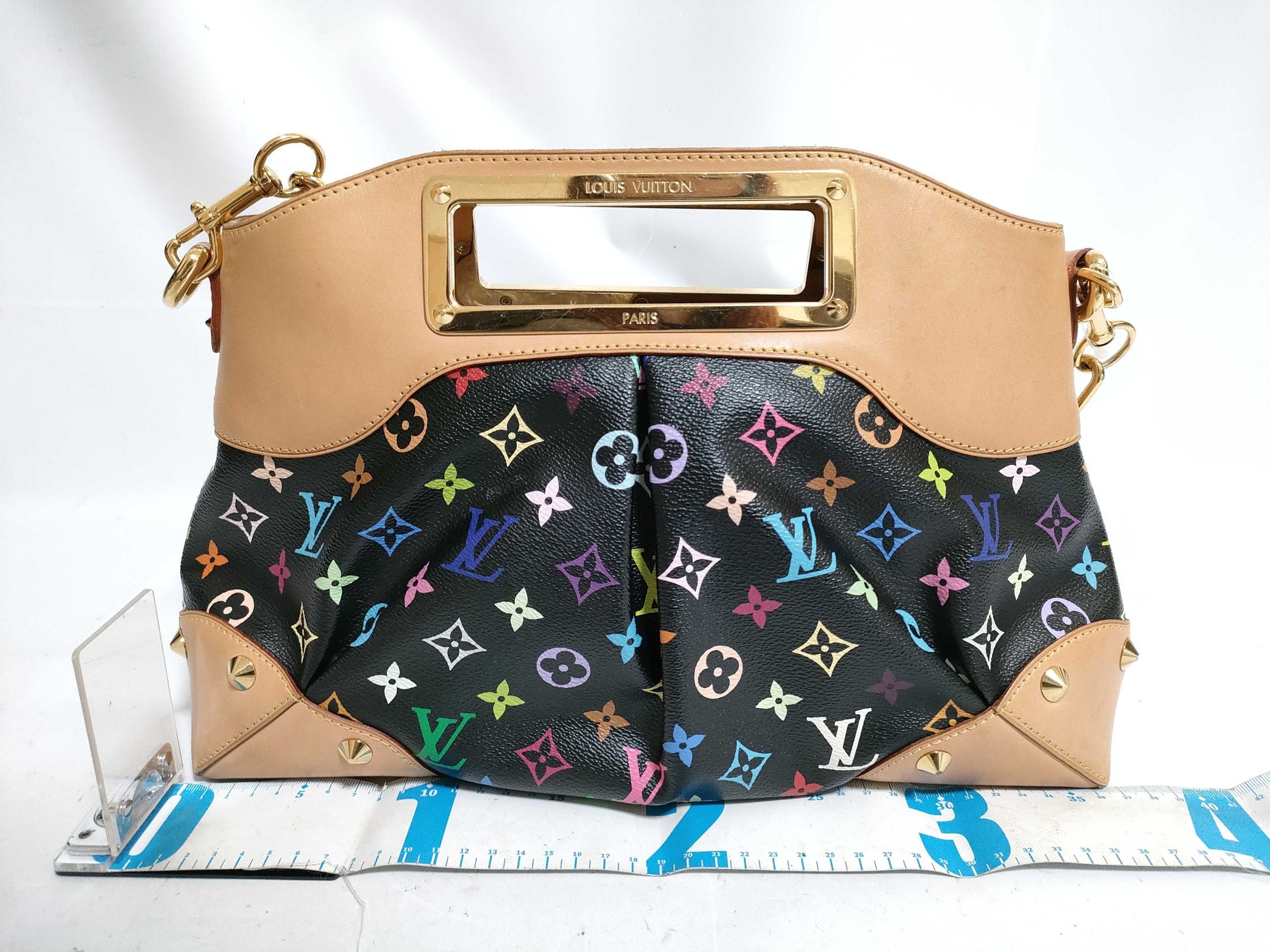 LOUIS VUITTON Monogram Multicolor Louis Vuitton Judy Multi Shoulder Bag
