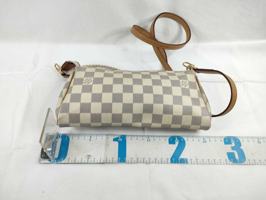 LOUIS VUITTON Damier Azure Louis Vuitton EVA Azure Shoulder Bag