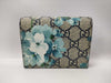 GUCCI Blooms GG Supreme Bifold Mini Wallet
