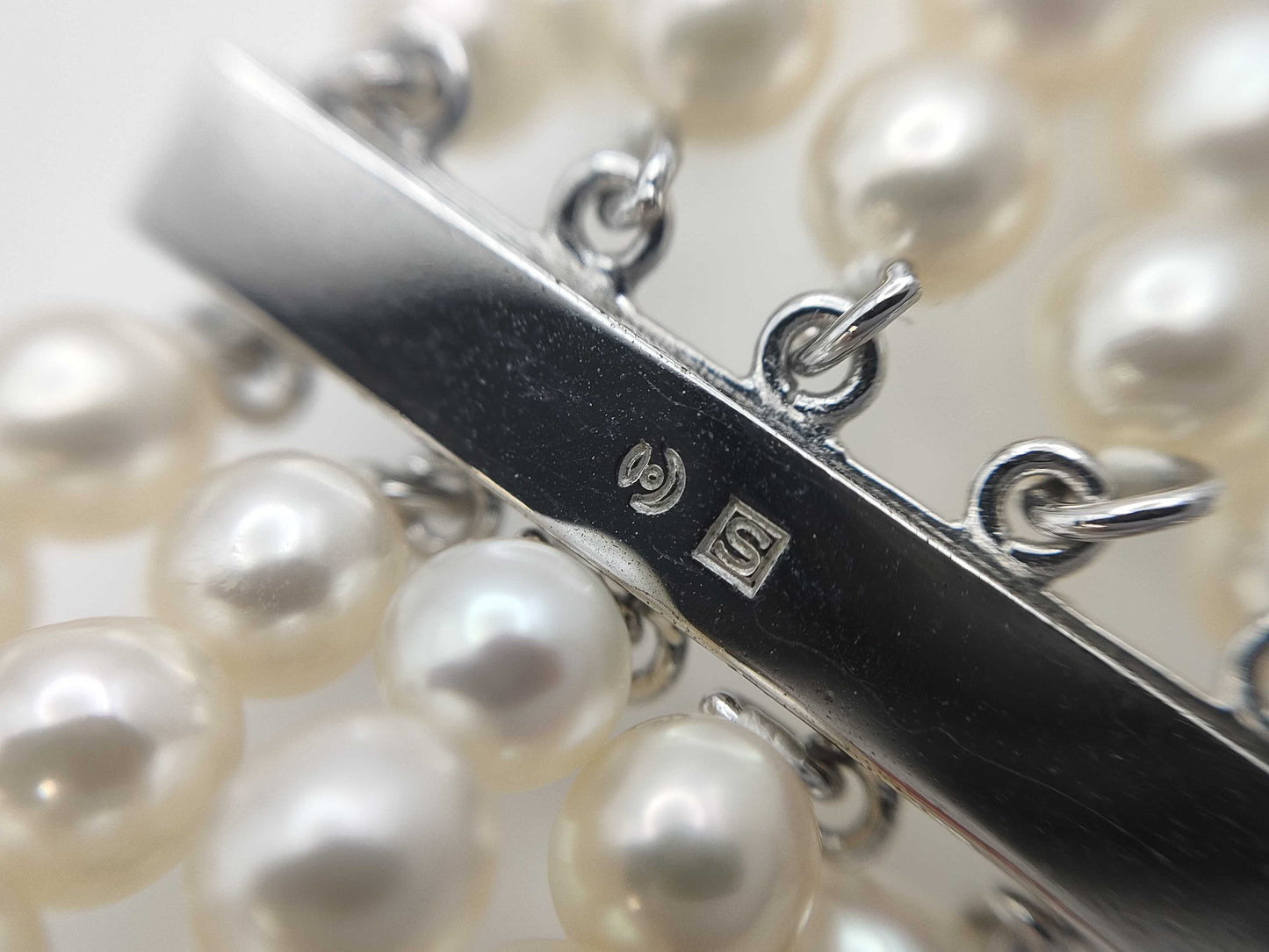 TASAKI Semi Round Pearl Diameter Approx. 4.0-4.3mm SV 54.1g Necklace