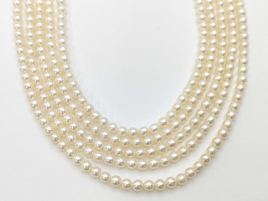 TASAKI Semi Round Pearl Diameter Approx. 4.0-4.3mm SV 54.1g Necklace