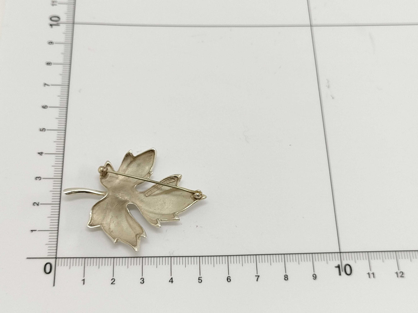 Tiffany&Co. Tiffany Leaf Brooch SV925 Silver Brooch