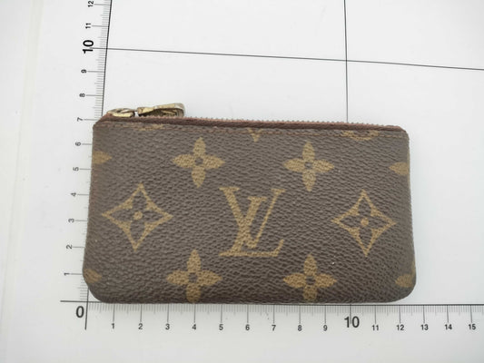 LOUIS VUITTON Monogram LV Monogram Pochette Cle M62650 854 Coin Case
