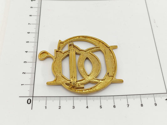 Dior Christian Dior Brooch GP Gold Brooch