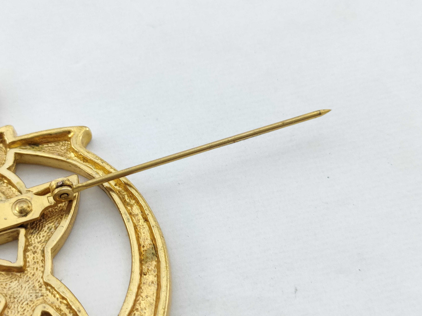 Dior Christian Dior Brooch GP Gold Brooch