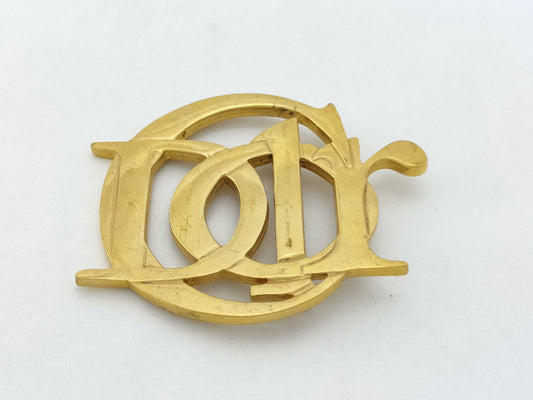 Dior Christian Dior Brooch GP Gold Brooch