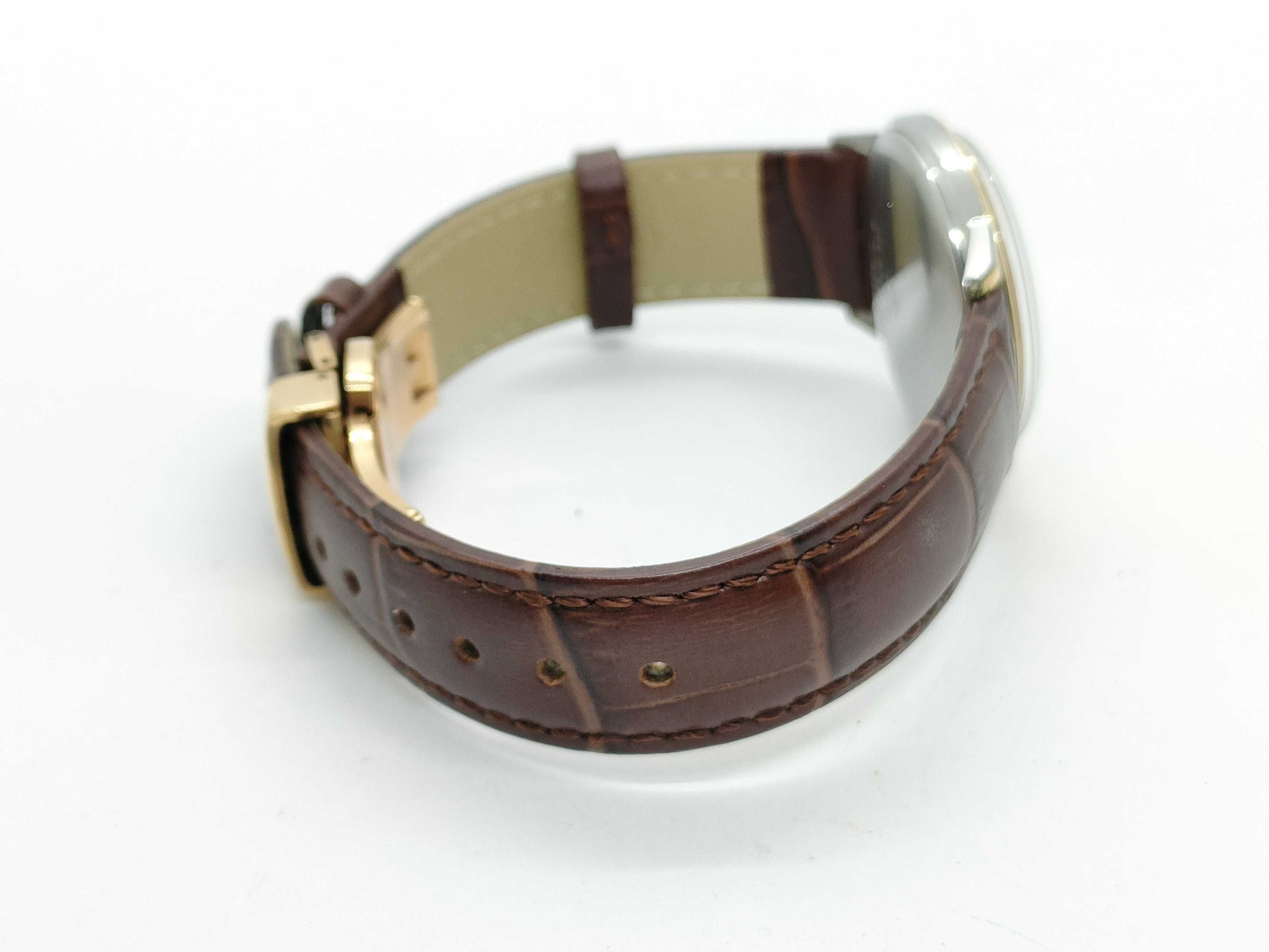 N13022T GP/SS/Leather/Hand-wound White Dial Malfunctioning Current Condition Boys' Watch