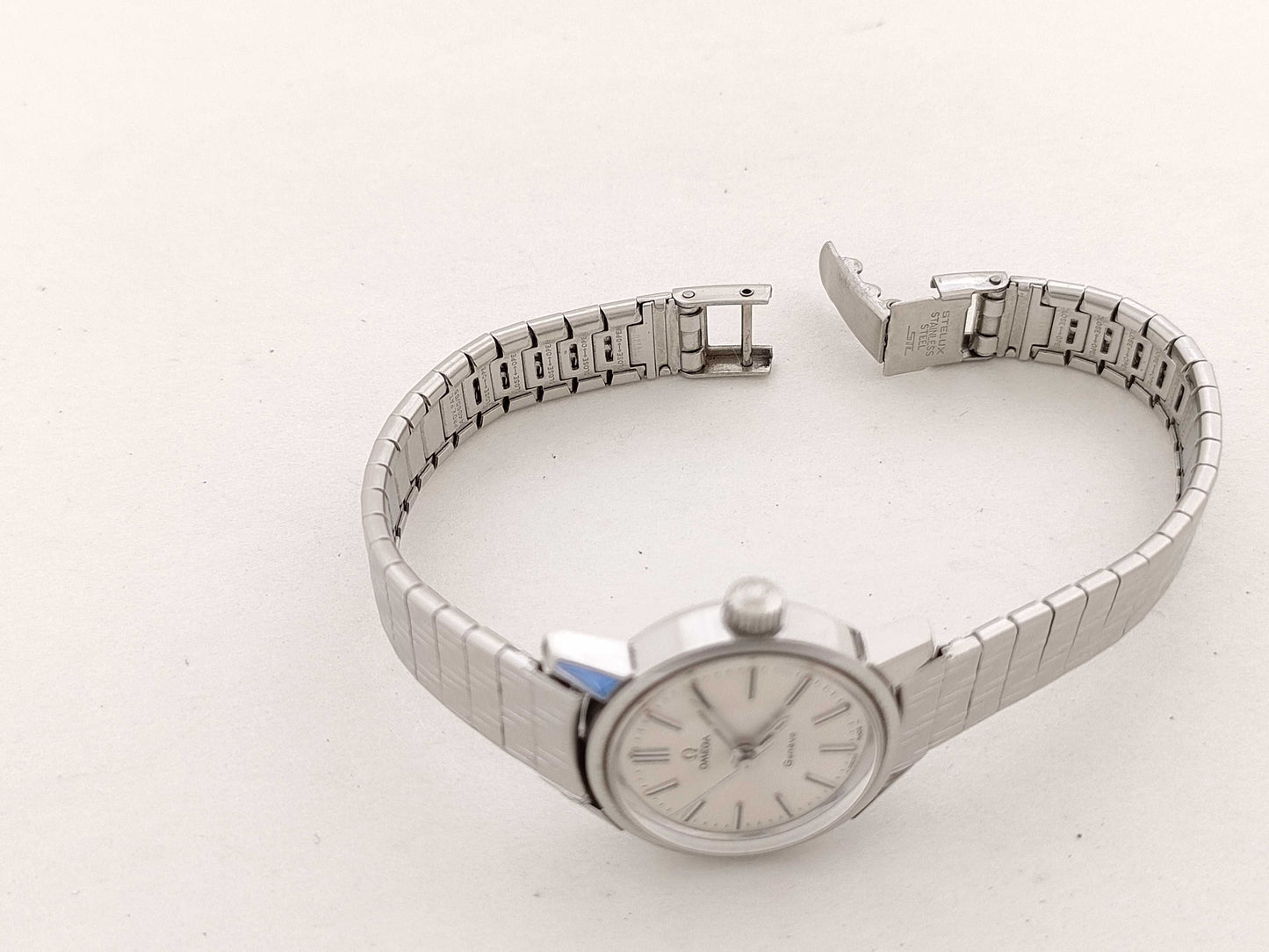 OMEGA Geneva Serial V8743 + AG5 Stainless Steel/Hand-Wound Silver Dial Women's Watch