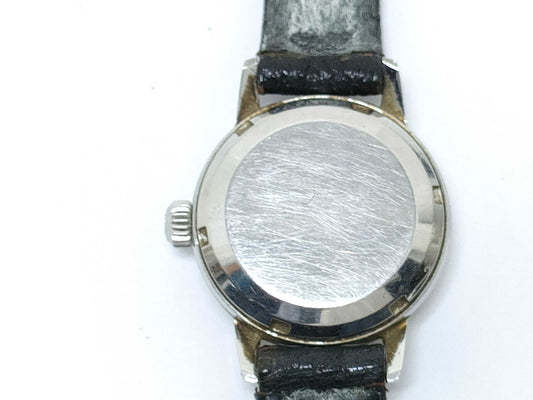 OMEGA Geneva Stainless Steel/Leather/AT Silver Dial Women's Watch