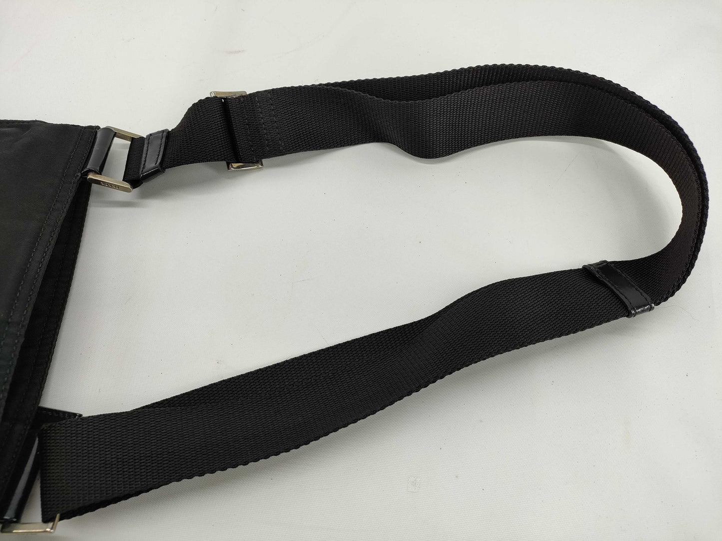 PRADA Nylon Prada Tesuto Shoulder Bag Black Shoulder Bag